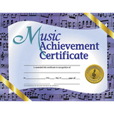 Hayes School Publishing H-VA536 Music Achievement 30/Pk 8.5 X 11 Certificates