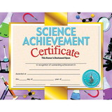 Hayes Publishing H-VA671 Science Achievement 30/Pk 8.5 X 11, Certificate Inkjet Laser