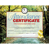 Hayes School Publishing H-VA680 Certificates Attendance 30 Pk 8.5 X 11 Inkjet Laser