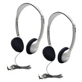 HamiltonBuhl HECHA2-2 Prsnl Stereo Mono Headphones, Foam Ear Cushions W/O Volume Ctrl (2 EA)