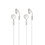 HamiltonBuhl HECISDEBA-2 Ear Buds Mic Play/Pause (2 EA)