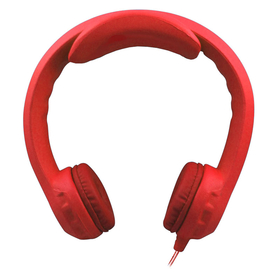Hamilton Electronics Vcom HECKIDSRED Flex-Phones Indestructible Red Foam Headphones