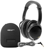 HamiltonBuhl HECNCHBC1 Deluxe Noise Cancelling Headphones, With Case