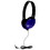 HamiltonBuhl HECPRM100 Primo Stereo Headphones Blue, Price/Each