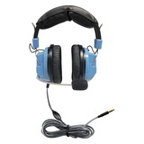 HamiltonBuhl HECSCGAMV Deluxe Headset With Mic And Volume, Trrs Plug