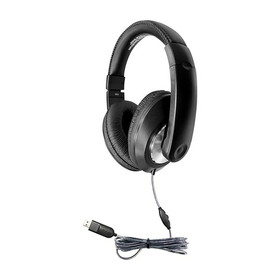 HamiltonBuhl HECST1BKU Headphone W/ Volume Contrl Usb Plug
