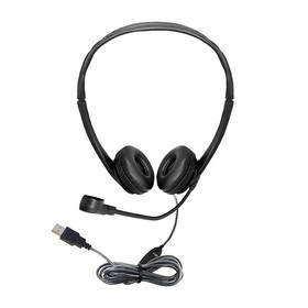 HamiltonBuhl HECWS2BK Worksmart Personl Headset Usb W/Mic