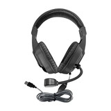 HamiltonBuhl HECWSP2BK Worksmart Deluxe Headset Usb W/Mic, Padded Headband