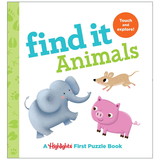 Highlights HFC9781684372515 Find It Animals Board Book, Highlights