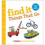 Highlights HFC9781684372546 Find It Things That Go Board Book, Highlights