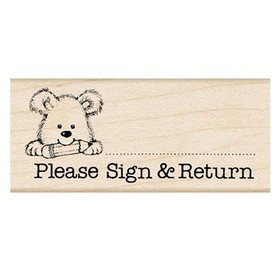 Hero Arts HOAD453 Please Sign & Return Pup