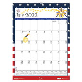 House of Doolittle HOD3395 Wall Calendar Seasonal Jul-Jun, Academic