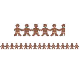 Hygloss Products HYG33608 Gingerbread Men Border
