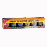 Hygloss Products HYG37506 Glitter 3/4 Oz - 6 Pack