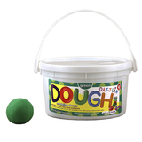 Hygloss Products HYG48302 Dazzlin Dough Green 3 Lb Tub