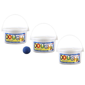 Hygloss HYG48303-3 Dazzlin Dough Blue 3Lb Tub (3 EA)