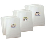 Hygloss HYG58550-3 Colorful Paper Bags 8.5X11, White Pinch Bottom 50 Per Pk (3 PK)