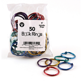 Hygloss Products HYG61351 Book Rings 1 50 Per Pack