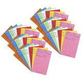 Hygloss HYG61437-6 Bright Library Cards 50Ct, Asst Colors (6 PK)
