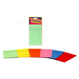 Hygloss HYG61437 Bright Library Cards 50Ct Asst, Colors