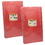 Hygloss HYG66511-2 Colored Craft Bags Red (2 PK)