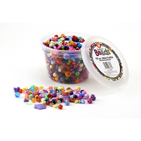 Hygloss Products HYG6806 Bucket O Beads Multi Mix 10 Oz