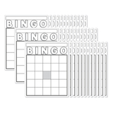 Hygloss Products HYG87130 Blank Bingo Cards White