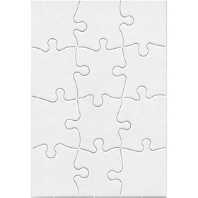 Hygloss Products HYG96213 Compoz A Puzzle 5.5X8In Rect 12Pc
