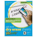 Pacon INVAS8511 Dry Erase Sheets Self Stick 8 1/2