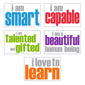INSPIRED MINDS ISM52351 Self-Esteem Posters Pack Of 5
