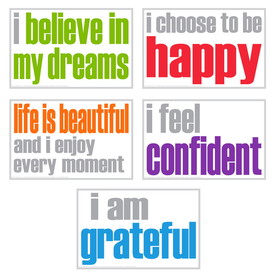 INSPIRED MINDS ISM52356 Confidence Posters Pack Of 5