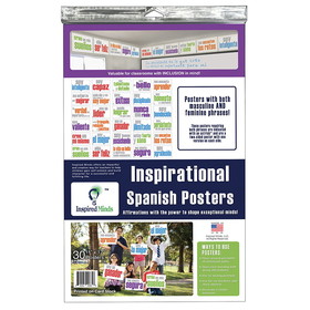 Inspired Minds ISM523CS30S Poster Set 30 Posters Spanish, Inspired Minds