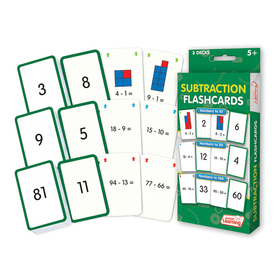 Junior Learning JRL205 Subtraction Flash Cards