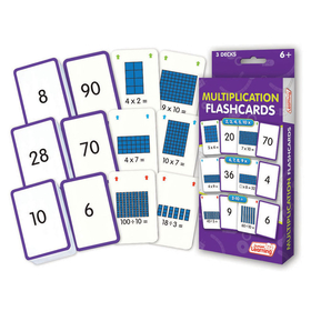 Junior Learning JRL206 Multiplication Flash Cards