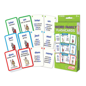 Junior Learning JRL216 Word Families Flash Cards