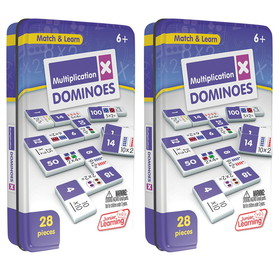 Junior Learning JRL483-2 Multiplication Dominoes (2 EA)
