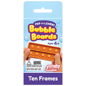 Junior Learning JRL673 Ten Frames Pop & Learn Bubble Board