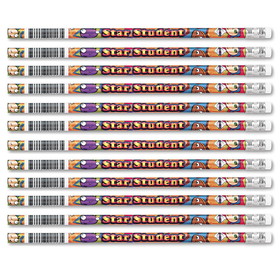 Moon Products JRM2113B-12 Pencils Star Student, 12 Per Pk (12 DZ)
