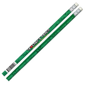 Moon Products JRM2122B-12 Pencils Teachers Pencil, 12 Per Pk Green (12 DZ)