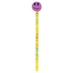 J.R. Moon Pencil Co. JRM53009 Pencil Eraser Topper Smiley Face