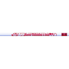 Moon Products JRM7923B-12 Pencils Happy Valentins Day, 12 Per Pk From Your Teacher (12 DZ)