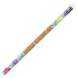 Pacon JRM7940B Pencils Happy Birthday Glitz 12/Pk