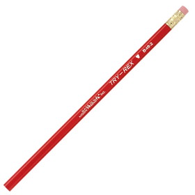 Moon Products JRMB46-12 Pencils Try-Rex Regular, 12 Per Pk W/ Eraser (12 DZ)