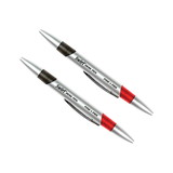 Moon Products JRMP89-2 Swirl Desk Pens Red/Black, 12 Per Pk (2 DZ)