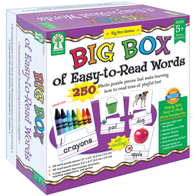 Carson-Dellosa KE-840011 Big Box Of Easy To Read Words Game Age 5+ Special Education