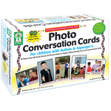 Carson-Dellosa KE-845035 Photo Conversation Cards For Children With Autism And Aspergers