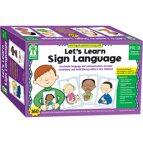 Carson-Dellosa KE-845046 Sign Language Wt Cards