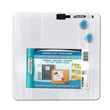Promarx KITDE16WDSU0112 Promarx Magnetic Dry Erase Board, With Marker And 2 Magnets