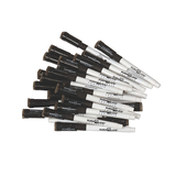 Kleenslate Concepts KLS43324 Kleenslate Replacement Markers 24Pk Black W/ Erasers