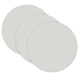 KleenSlate KLS71366-3 Circles Blank Replacement, Dry Erasesheets 8 Per Pk (3 EA)